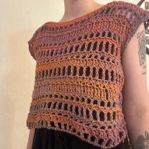 Crochet mesh cover 🧶